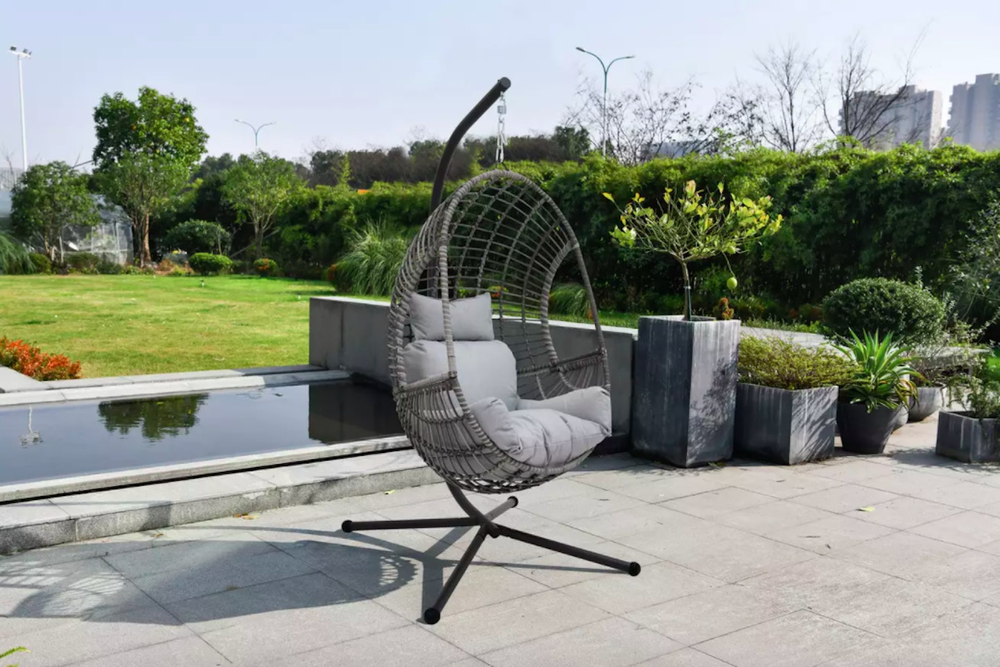 Briq double online egg chair